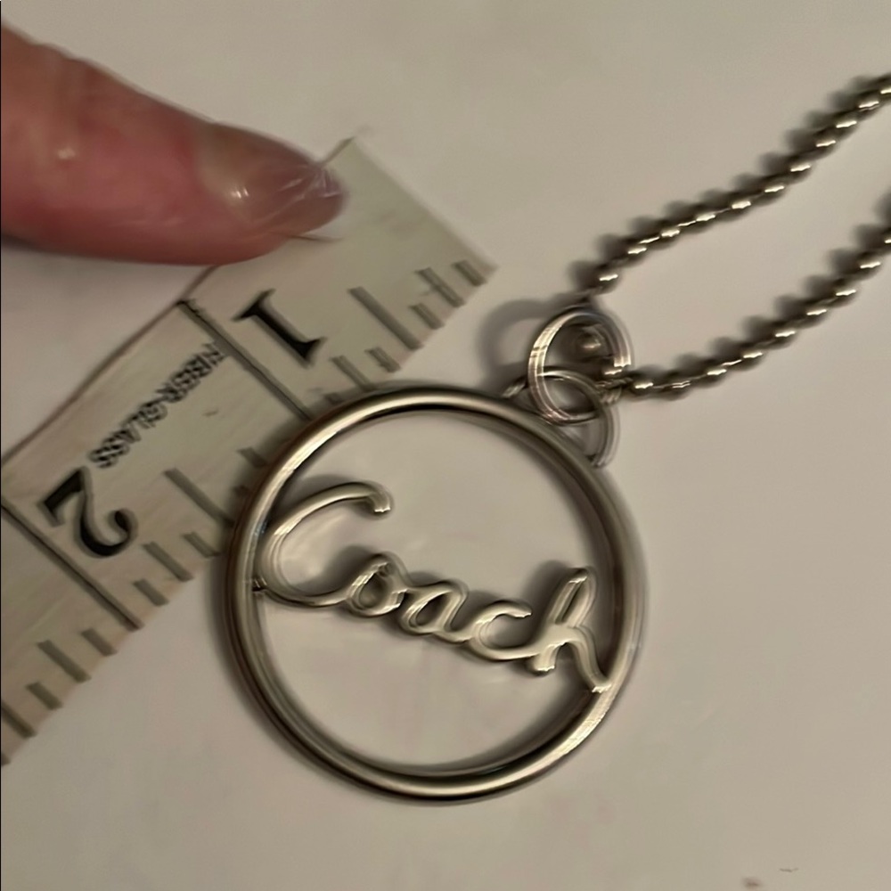 Coach Silver Keychain - Picture 2 of 3